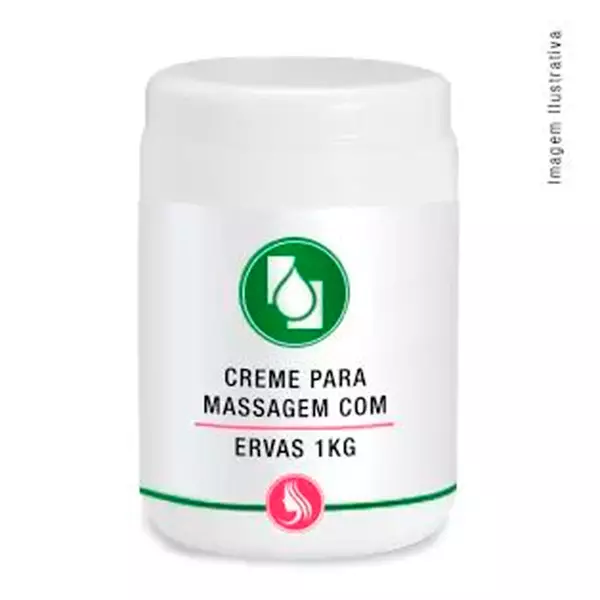 Creme para massagem com Ervas 1kg
