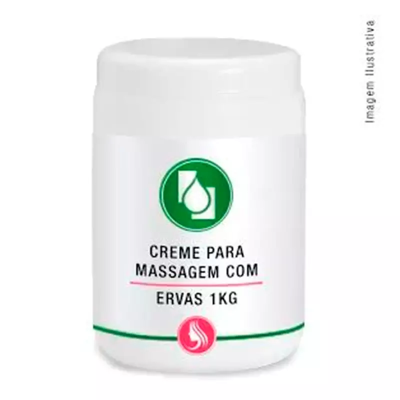 Creme para massagem com Ervas 1kg
