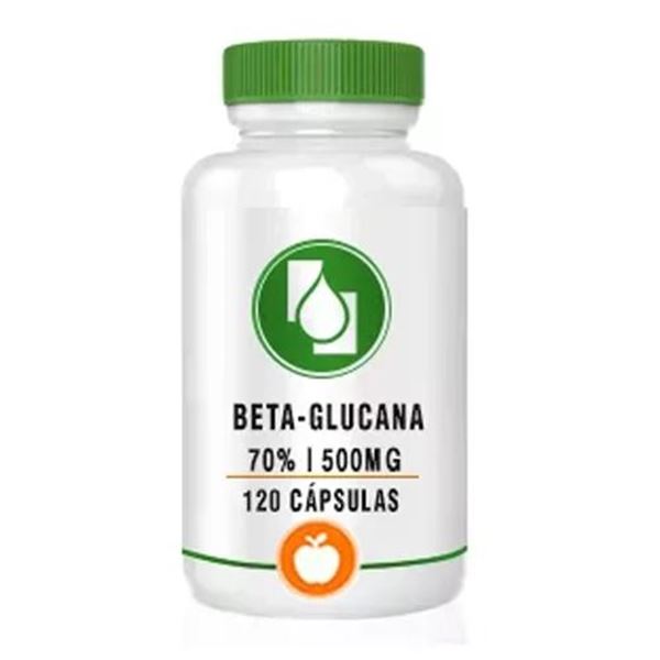 Beta Glucana 70% 500mg 120 cápsulas