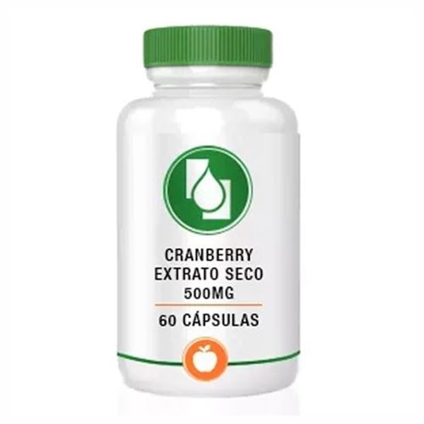 Cranberry Extrato Seco 500mg 60 cápsulas