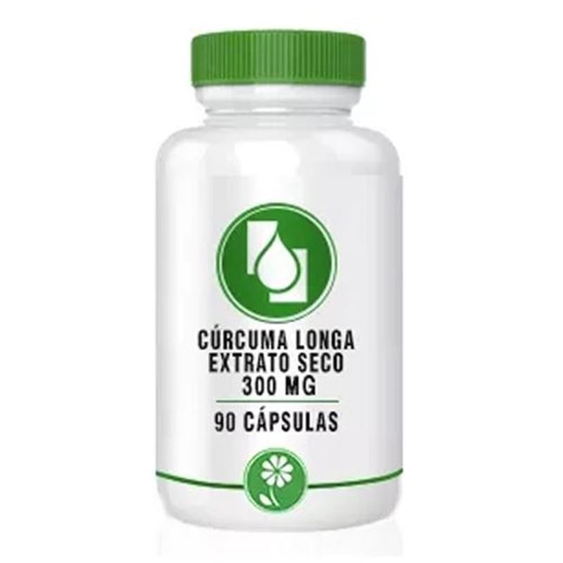 Cúrcuma Longa Extrato seco 300mg 90 cápsulas