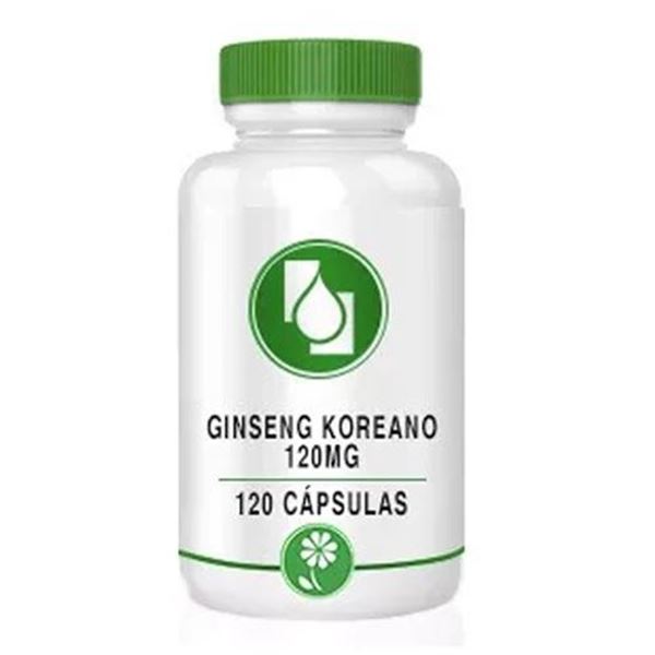 Ginseng Koreano 120mg 120 cápsulas