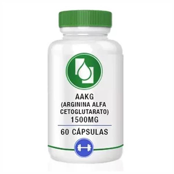 AAKG (Arginina Alfa Cetoglutarato) 1500mg 60 cápsulas
