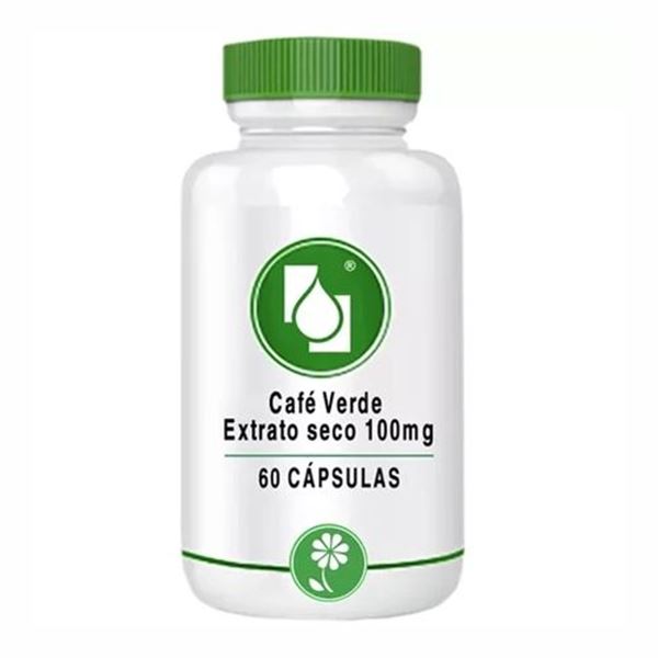 Café Verde extrato seco 100mg 60 cápsulas