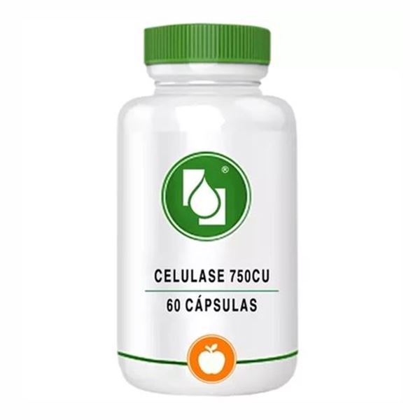 Celulase 750CU 60 cápsulas