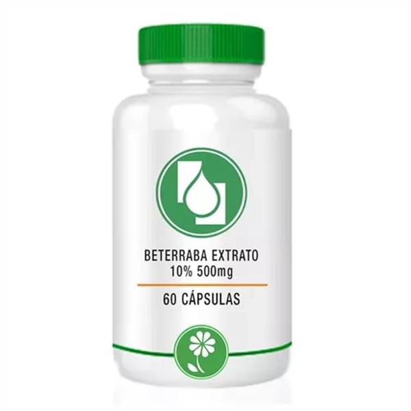 Beterraba Extrato 10% 500mg 60 cápsulas