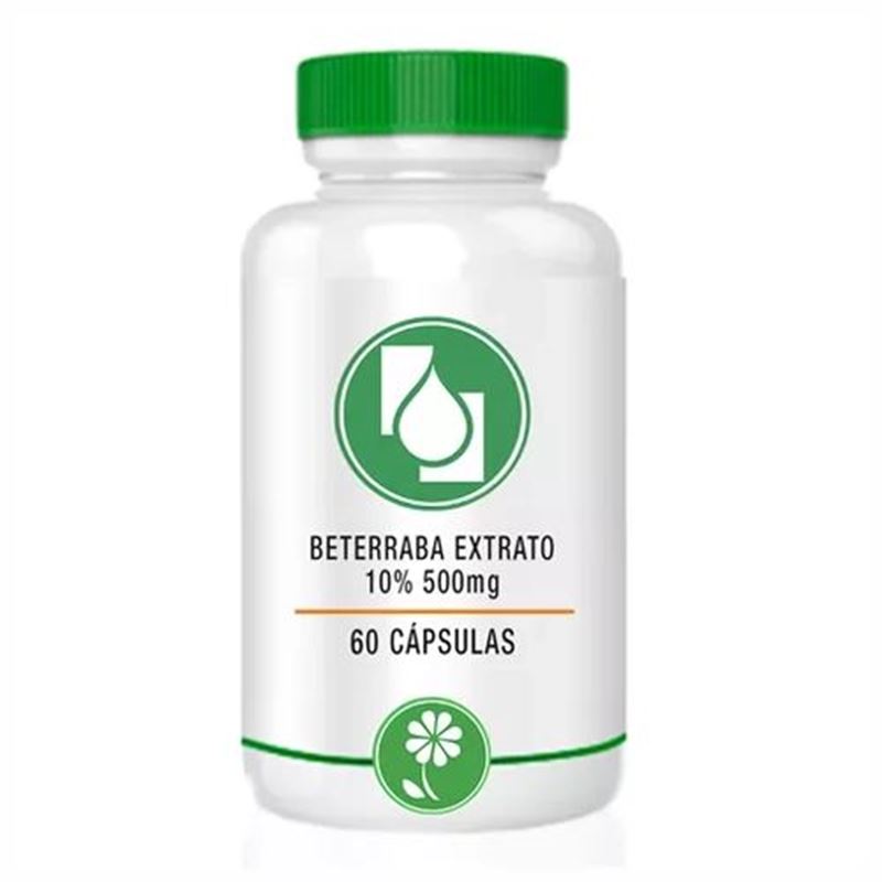 Beterraba Extrato 10% 500mg 60 cápsulas