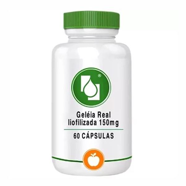 Geléia Real liofilizada 150mg 60 cápsulas