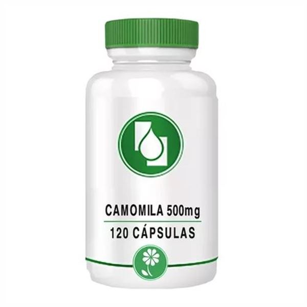 Camomila 500mg 120 cápsulas