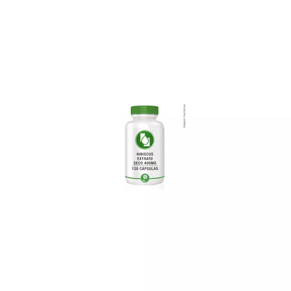 Hibiscus Extrato seco 400mg 120cápsulas