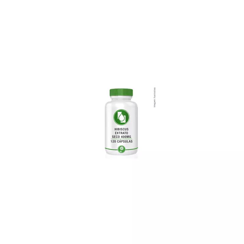 Hibiscus Extrato seco 400mg 120cápsulas