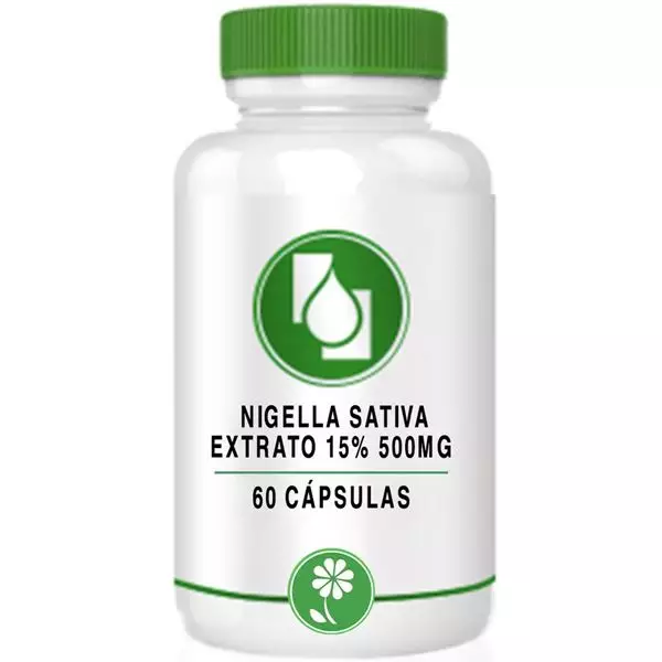 Nigella sativa extrato15% 500mg 60cápsulas