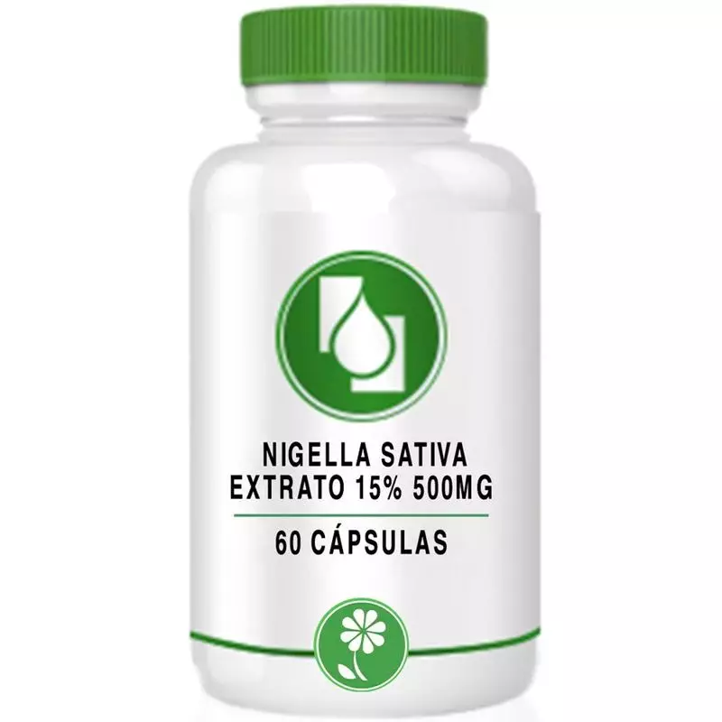 Nigella sativa extrato15% 500mg 60cápsulas