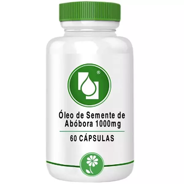 Óleo de Semente de Abóbora 1000mg 60 cápsulas