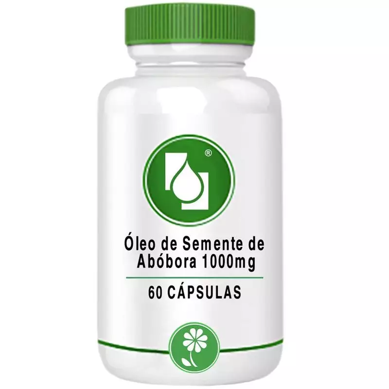 Óleo de Semente de Abóbora 1000mg 60 cápsulas