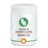 Peptídeo de Colágeno 2,5g/dose Morango 120g