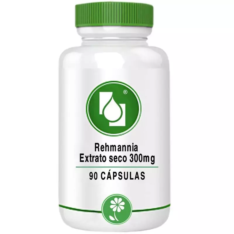 Rehmannia Extrato seco 300mg 90 cápsulas