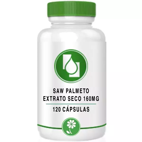 Saw Palmeto extrato seco 160mg 120 cápsulas
