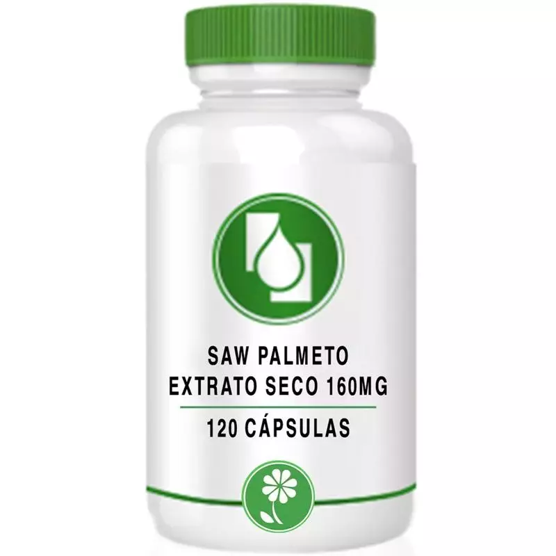 Saw Palmeto extrato seco 160mg 120 cápsulas