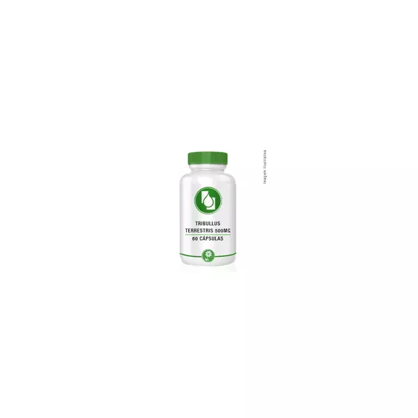 Tribulus Terrestris Extrato Seco 500mg 60 cápsulas