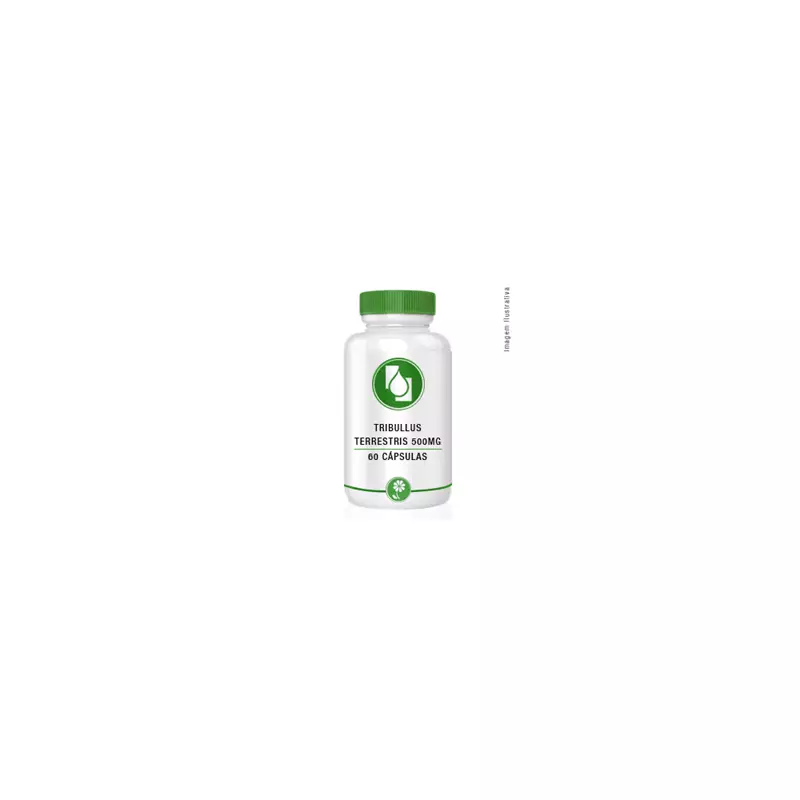 Tribulus Terrestris Extrato Seco 500mg 60 cápsulas