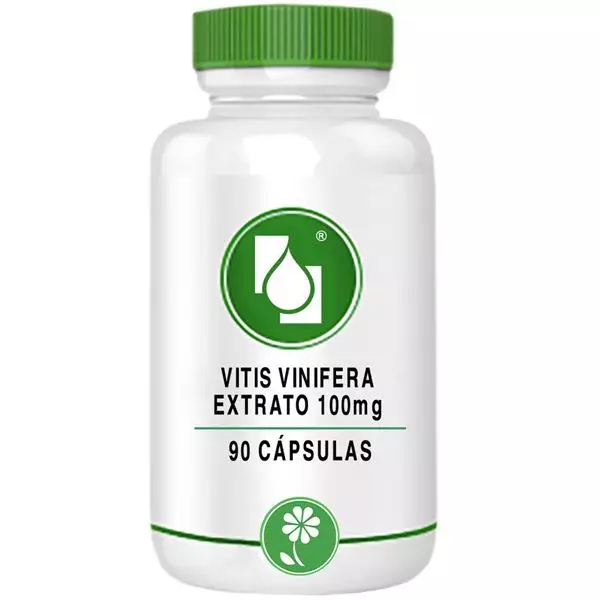 Vitis vinifera extrato 100mg 90cápsulas