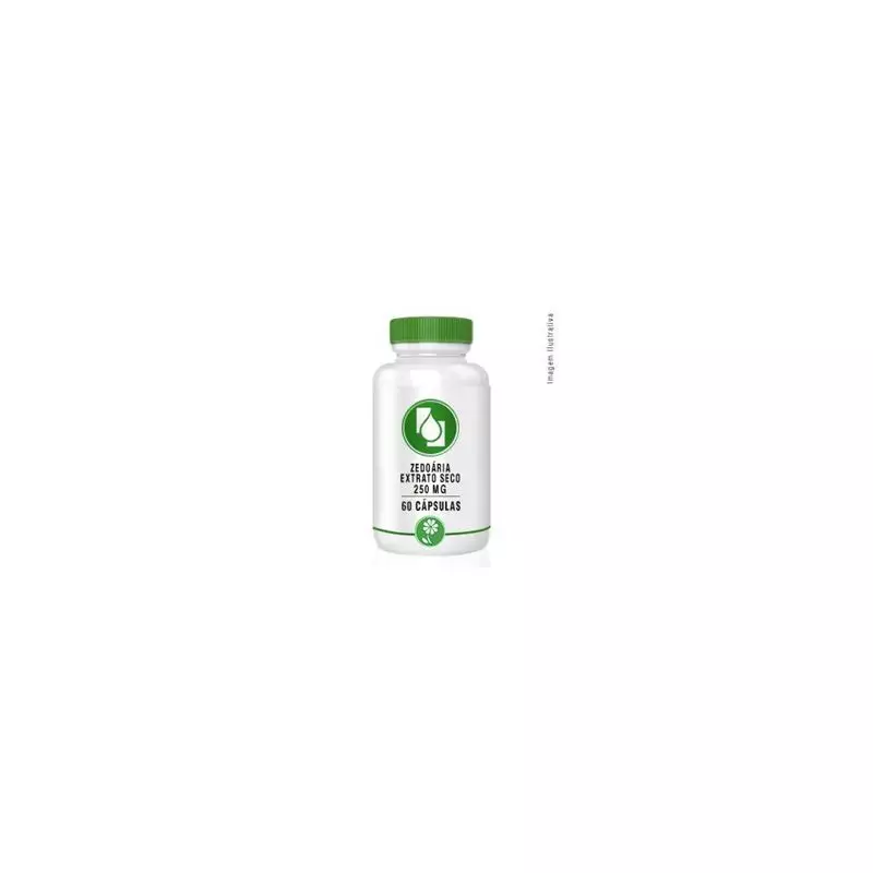 Zedoária Extrato seco 250mg 60cápsulas