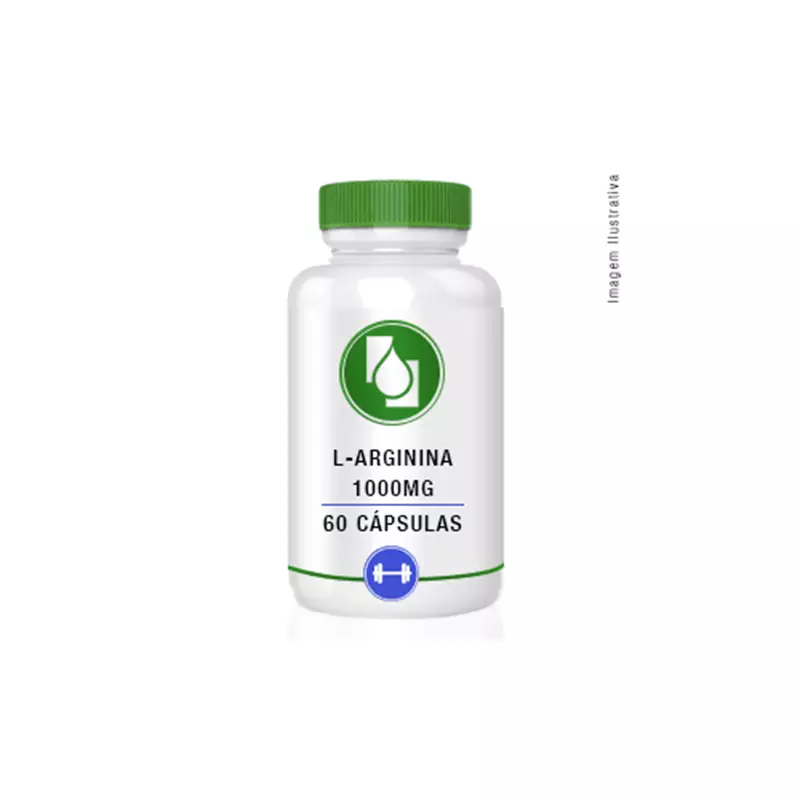 Arginina L 1000mg 60 cápsulas