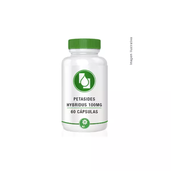 Petasides Hybridus Extrato seco 100mg 60Cápsulas