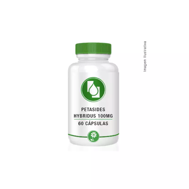 Petasides Hybridus Extrato seco 100mg 60Cápsulas