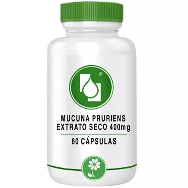 Mucuna Pruriens Extrato Seco 400mg 60 Cápsulas