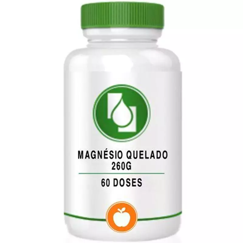 Magnésio quelado 260mg 60 doses