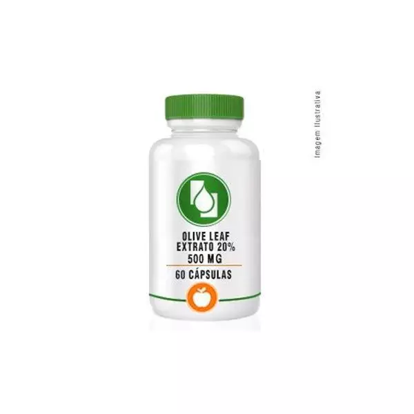 Olive Leaf Extrato 20% 500mg 60cápsulas
