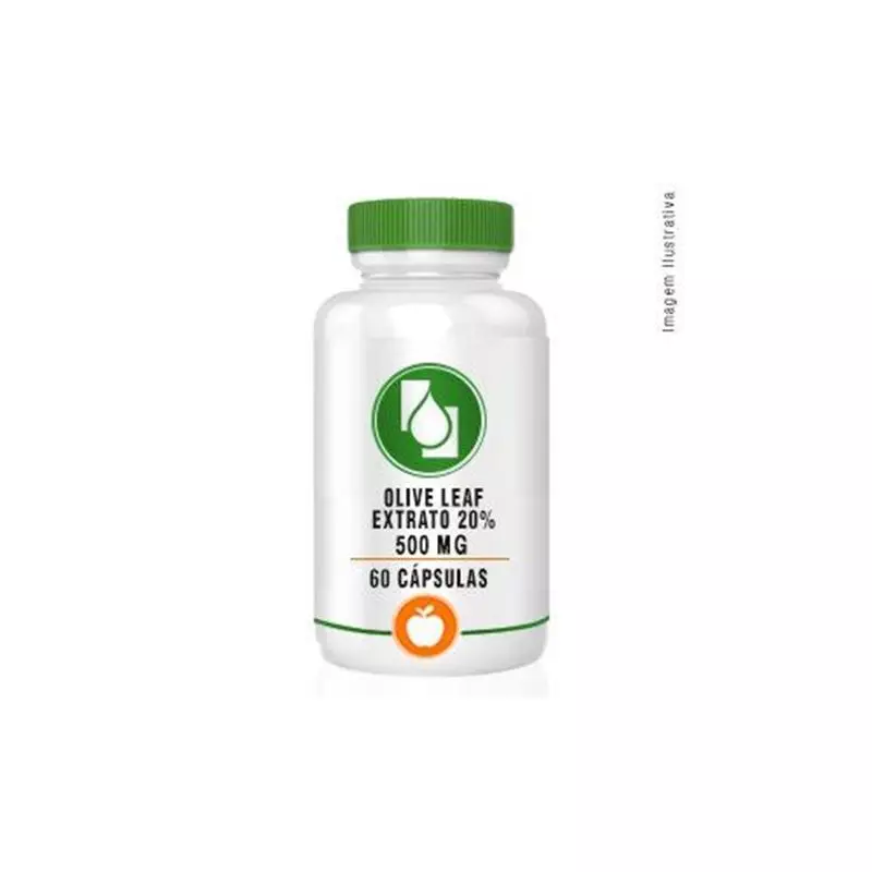 Olive Leaf Extrato 20% 500mg 60cápsulas