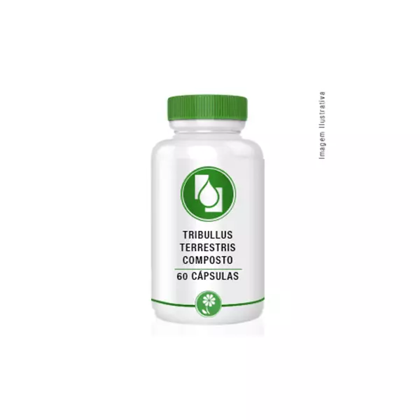 Tribulus Terrestris Composto 500mg 60 cápsulasTribulus Terrestris Composto 500mg 60 cápsulas