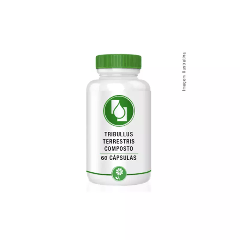 Tribulus Terrestris Composto 500mg 60 cápsulasTribulus Terrestris Composto 500mg 60 cápsulas