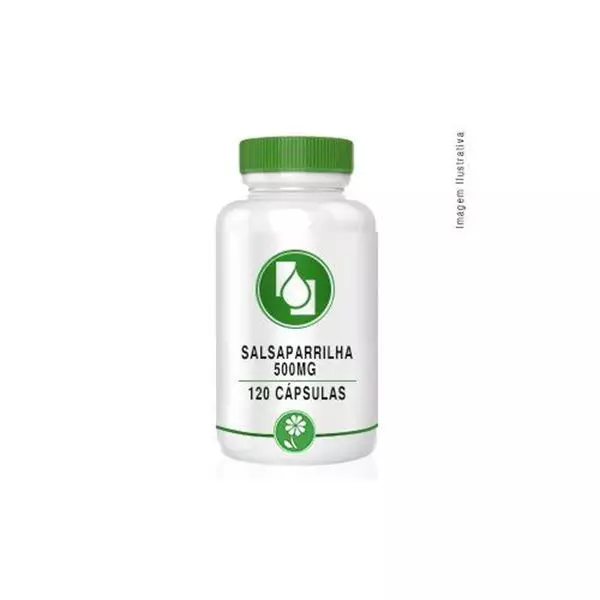 Salsaparrilha 500mg 120 cápsulas