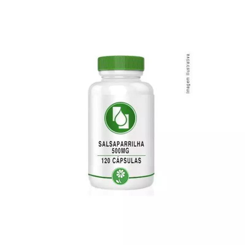 Salsaparrilha 500mg 120 cápsulas
