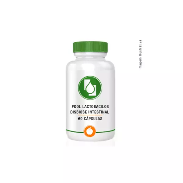 Pool Lactobacillus Disbiose Intestinal 60 cápsulas