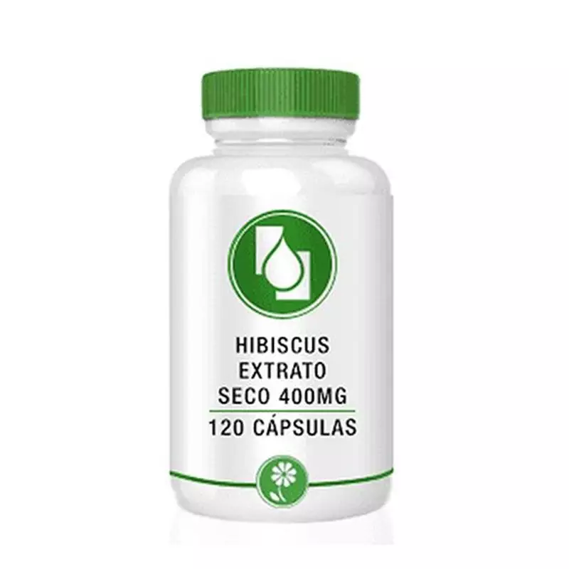 Hibiscus Extrato seco 400mg 120cápsulas
