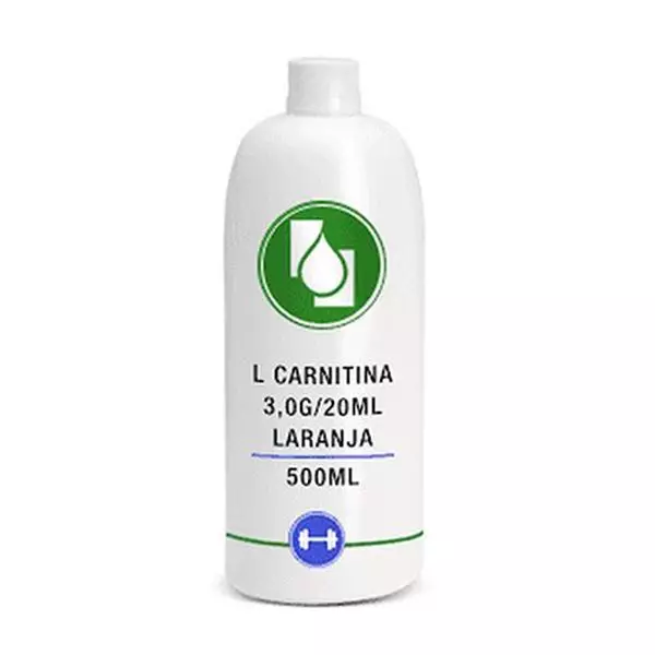 L Carnitina 3,0g/20ml Laranja 500ml
