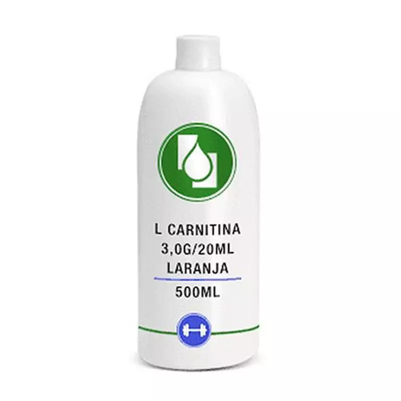 L Carnitina 3,0g/20ml Laranja 500ml