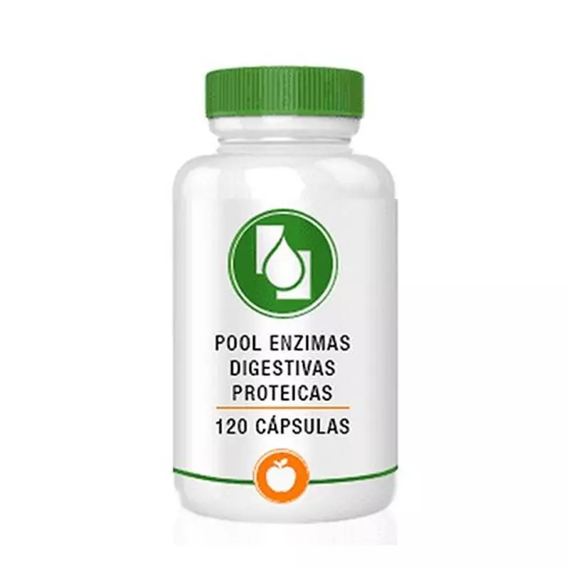Pool Enzimas Digestivas Protéicas120 cápsulas