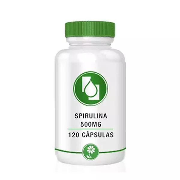 Spirulina 500mg 120cápsulas