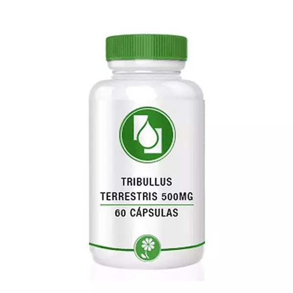 Tribulus Terrestris Extrato Seco 500mg 60 cápsulas