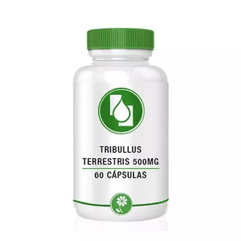 Tribulus Terrestris Extrato Seco 500mg 60 cápsulas
