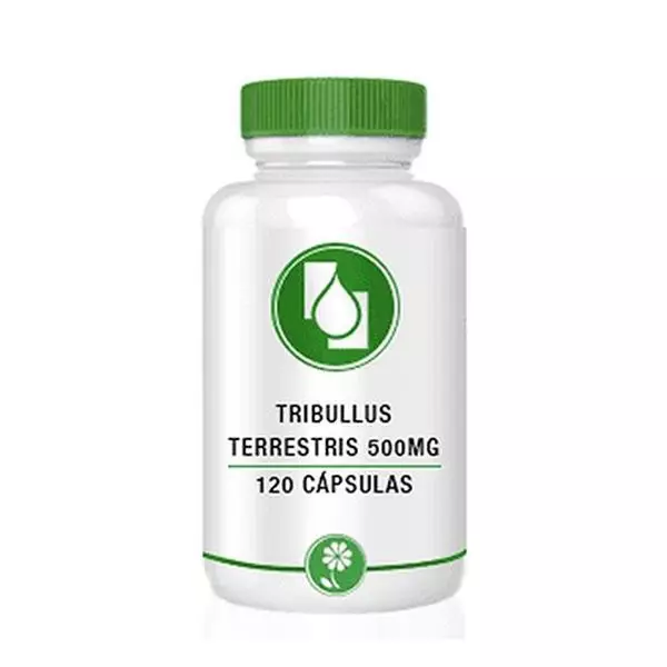 Tribulus Terrestris Extrato Seco 500mg 120 cápsulas