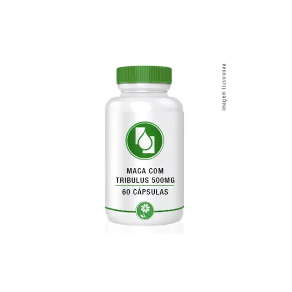 Maca com Tribullus terrestris 500mg 60cápsulas