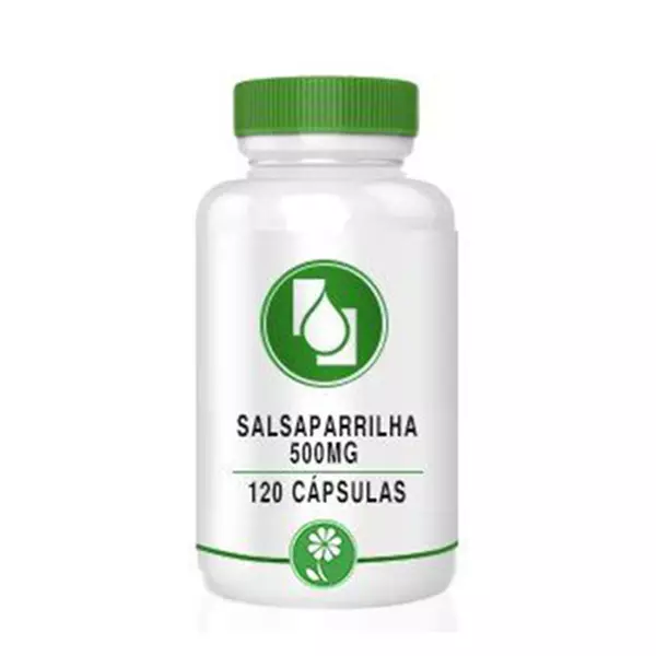 Salsaparrilha 500mg 120 cápsulas