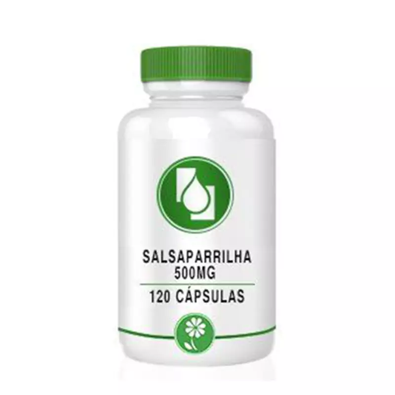 Salsaparrilha 500mg 120 cápsulas
